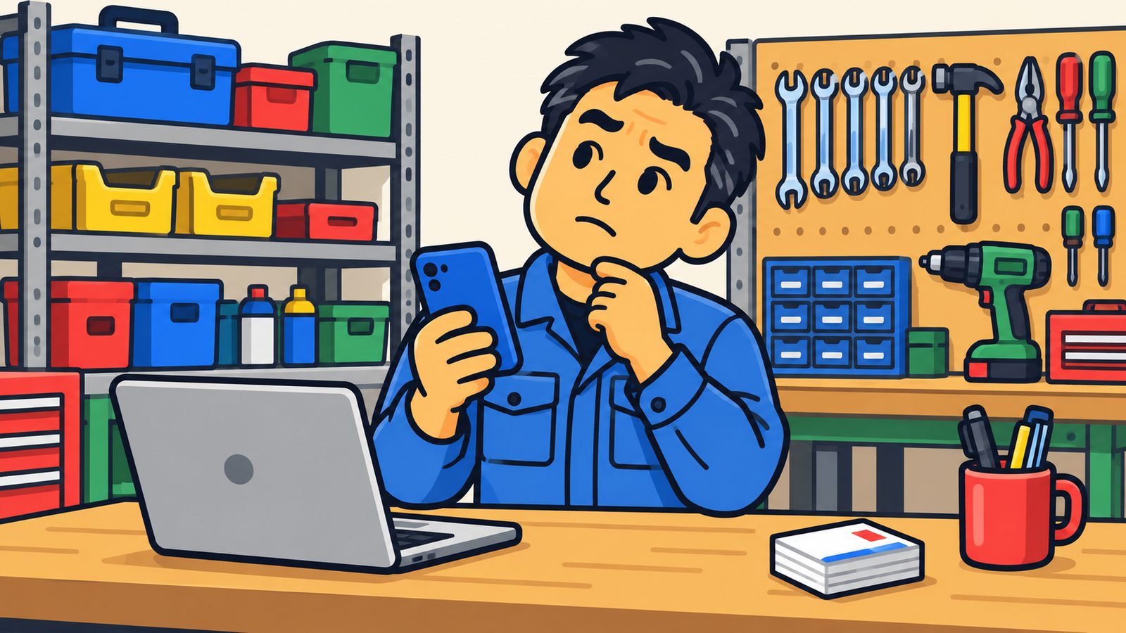 スマホで自分の屋号を検索する個人事業主
